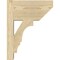 Ekena Millwork Balboa Slat Rough Sawn Outlooker, Douglas Fir, 8"W x 14"D x 18"H OUT08X14X18BOA06RDF - alternate 3